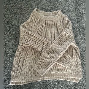 Cream Knit Sweater